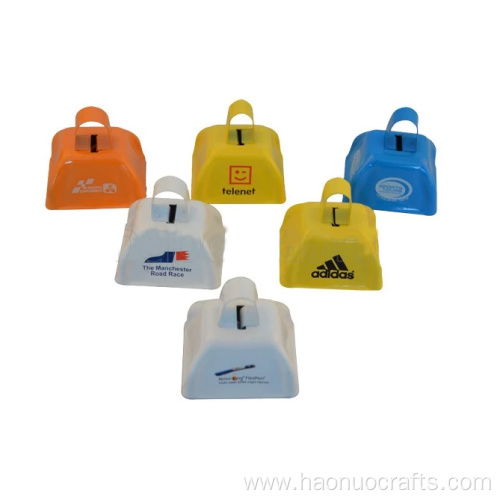 Sports Theme Custom Logo Wholesale Color Cow Bells